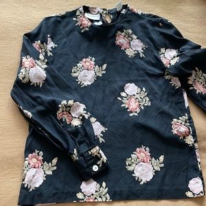 Vintage Liz Claiborne %100 silk Blouse